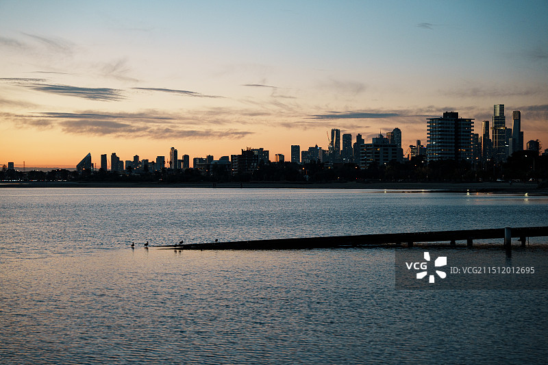 澳大利亚墨尔本城市风光图片素材