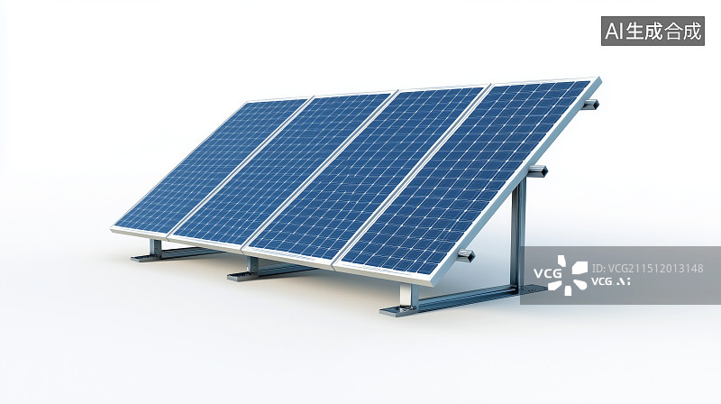 【AI数字艺术】光伏 太阳能发电图片素材