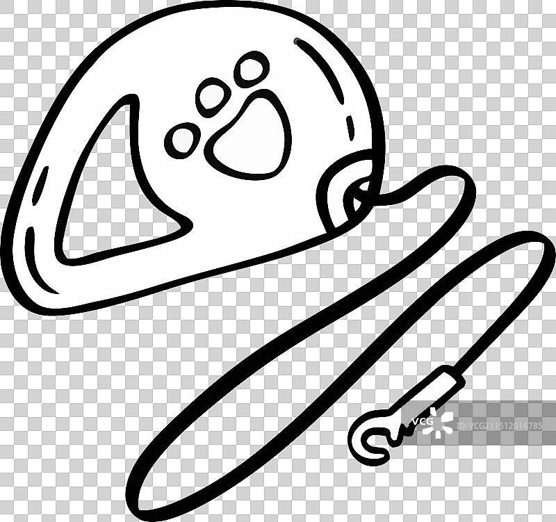 宠物美容：宠物伸缩牵引绳图片素材