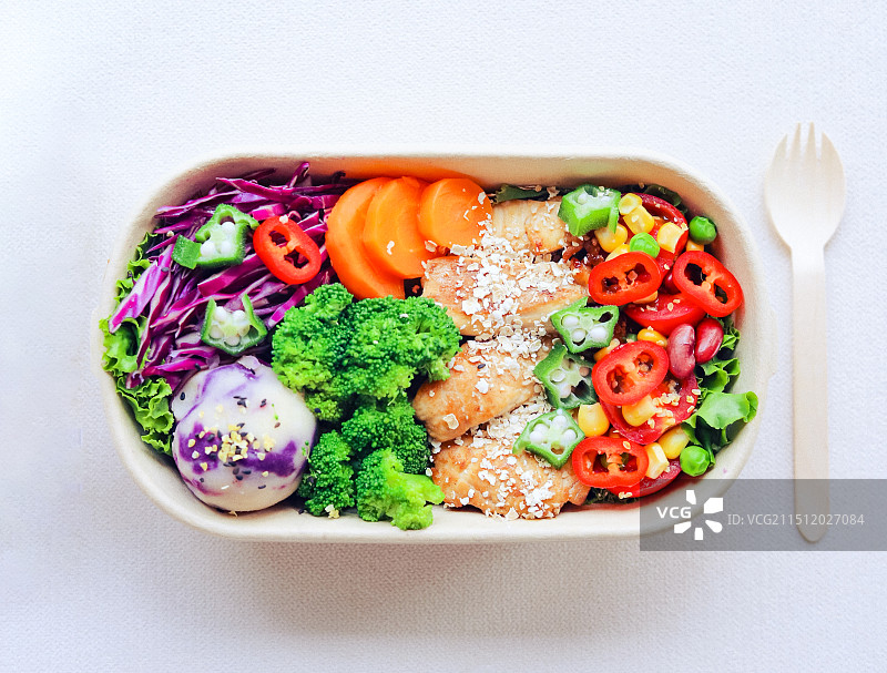 轻食低脂餐 素食主义图片素材