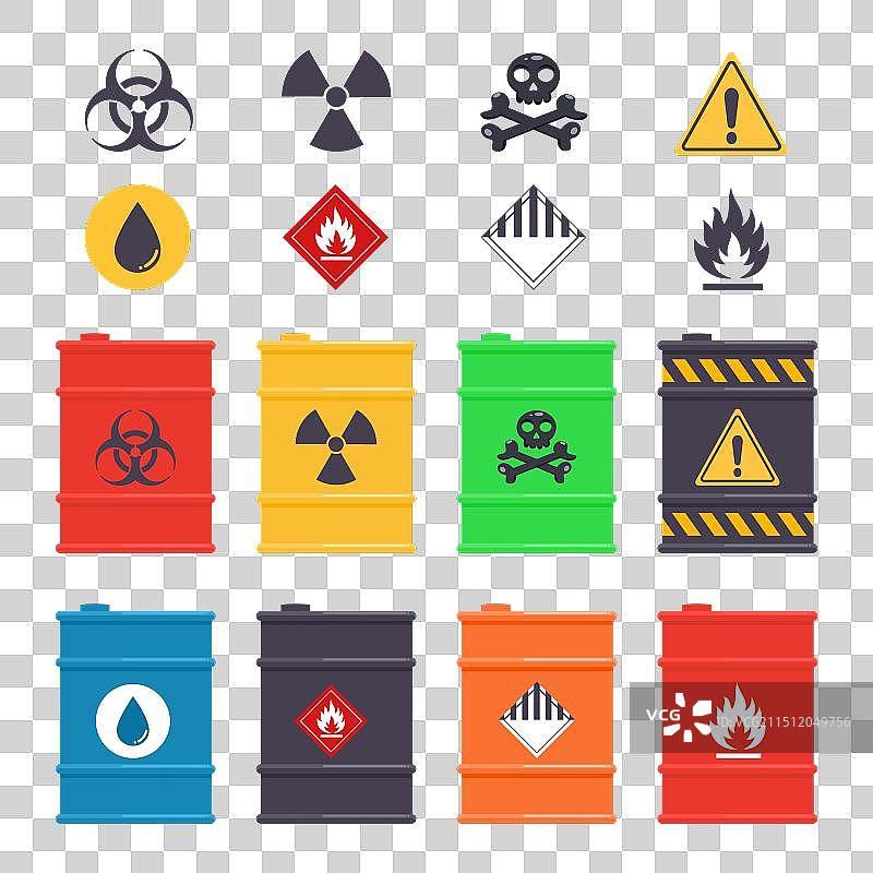有毒废料桶图片素材
