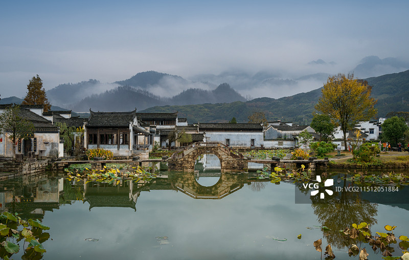 安徽呈坎古村落图片素材