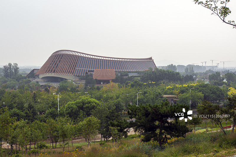 北京世园公园中国馆外景图片素材