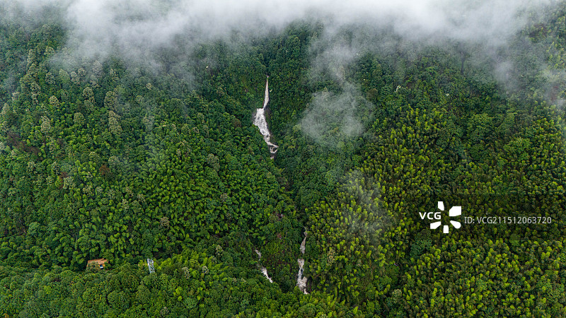 抚州金竹飞瀑景区图片素材