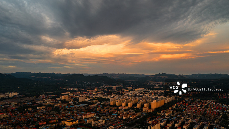 青州古城风光图片素材