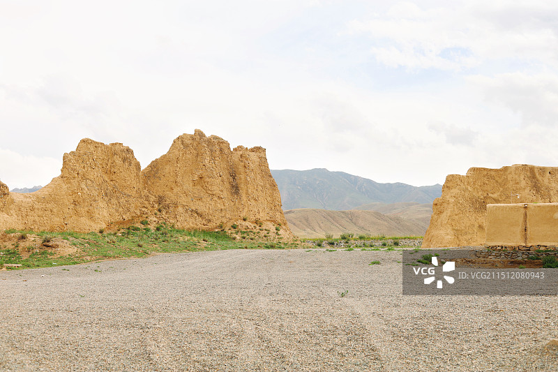 甘肃白银市永泰古城中国古村落图片素材