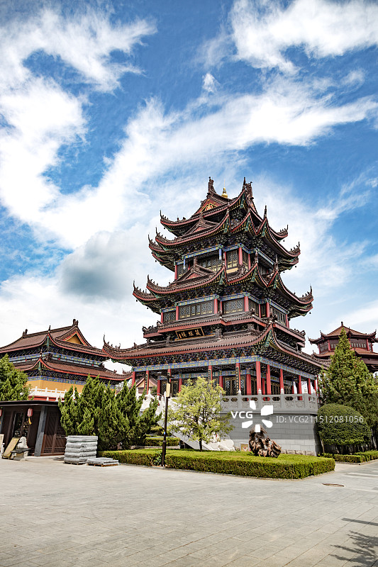 德州庆云海岛金山寺景区图片素材