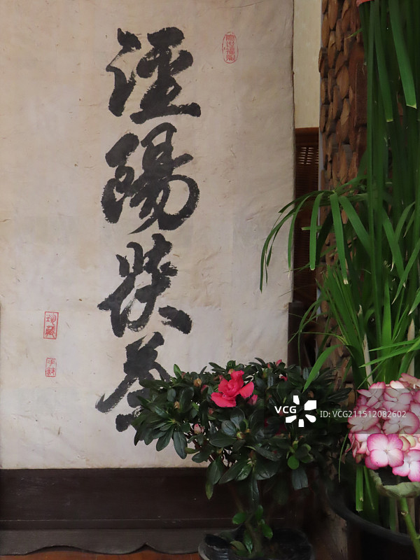 西安泾河新城茯茶镇景区图片素材