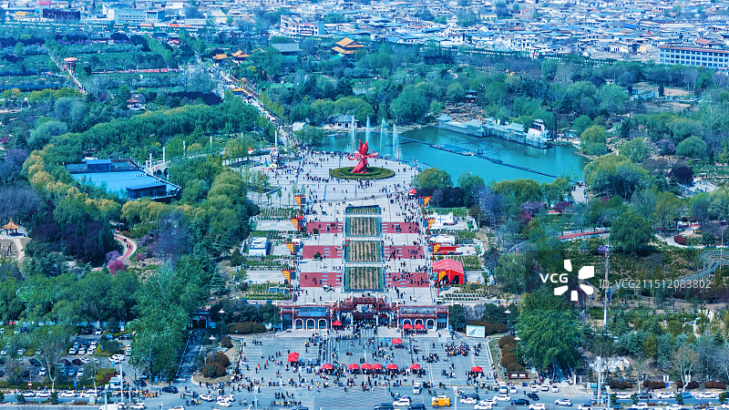 菏泽曹州牡丹园景区图片素材