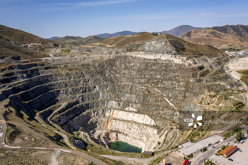 可可托海三号矿坑图片素材