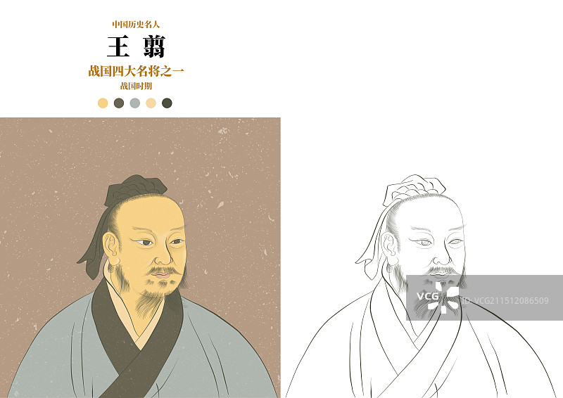 中国历史名人-王翦图片素材