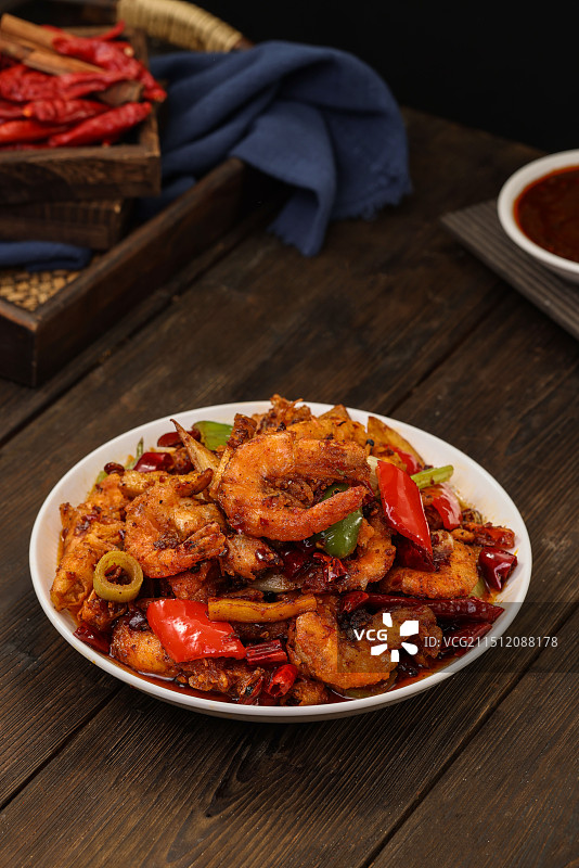 干锅大虾图片素材