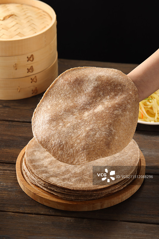 全麦荞麦卷饼图片素材