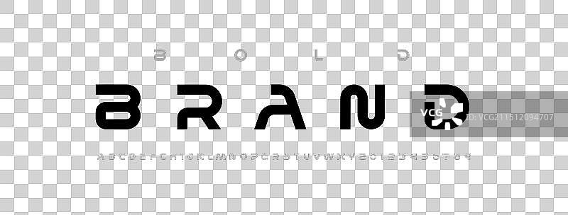 科技字体数字网络字母表图片素材