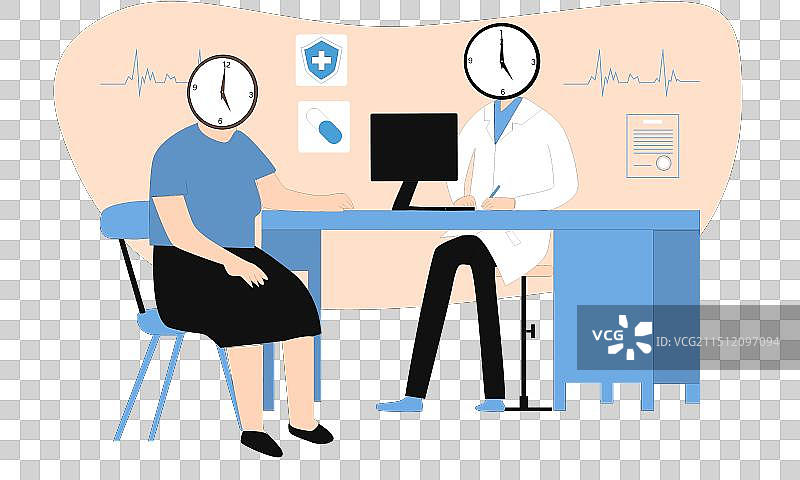 医生和他的病人图片素材