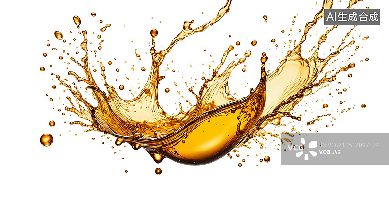 【AI数字艺术】液体飞溅瞬间图片素材