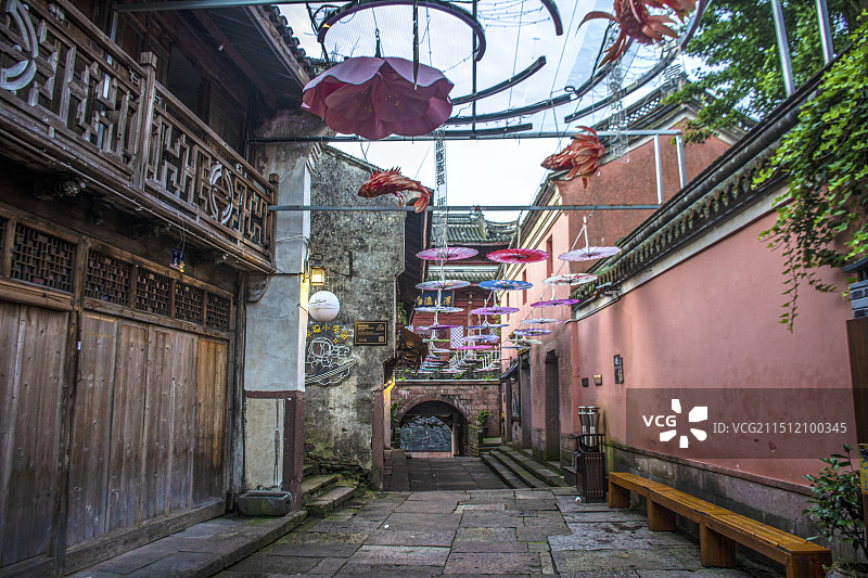 宁波象山石浦渔港古城图片素材