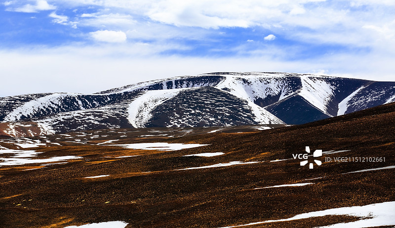 北羌塘无人区--西藏那曲双湖普若岗日冰川图片素材
