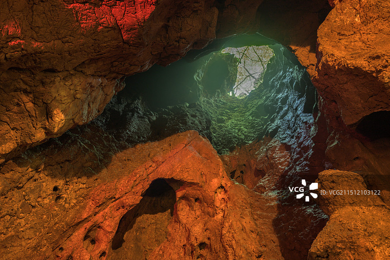 合肥4A紫微洞风景区-紫微洞图片素材