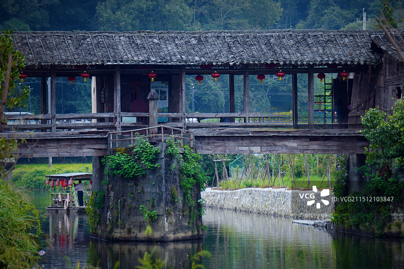 上饶思溪延村景区图片素材