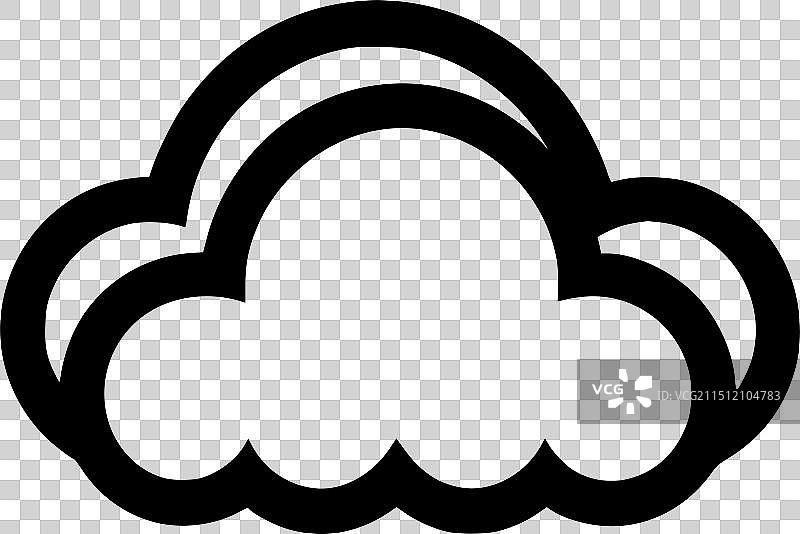 高品质云朵T恤logo图片素材