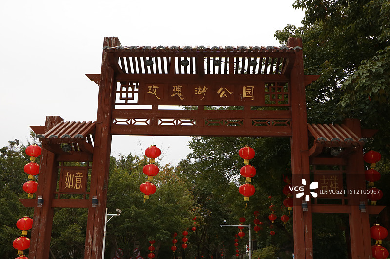 梧州市玫瑰湖公园图片素材