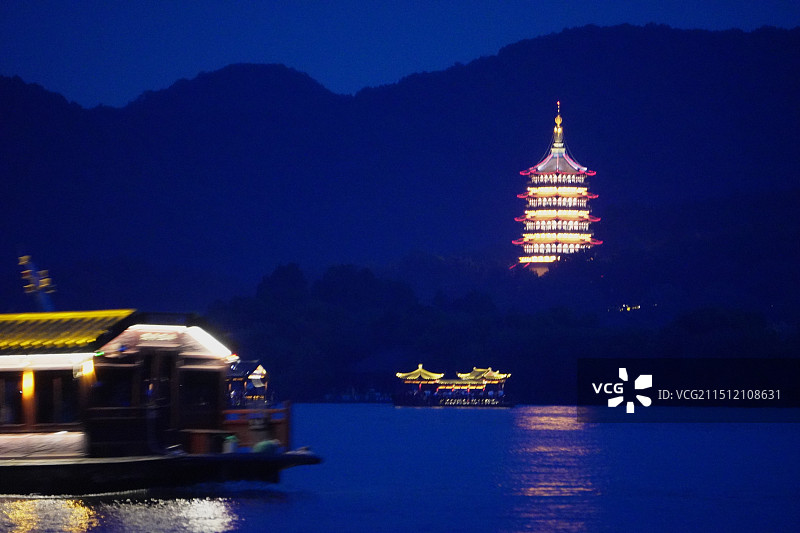 浙江杭州雷峰塔图片素材