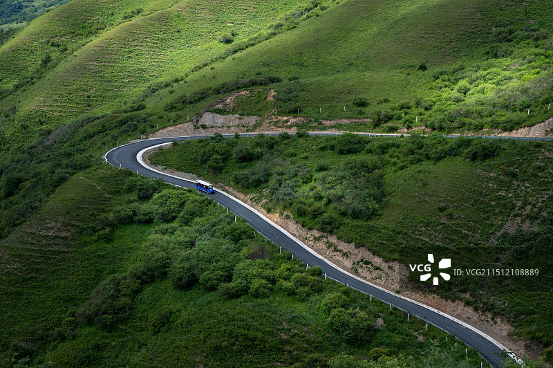 天水甘谷县古坡草原景区图片素材