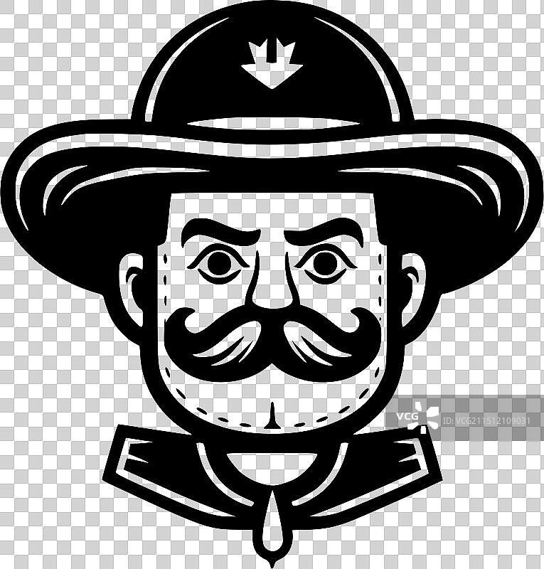 墨西哥风格高品质T恤图案图片素材