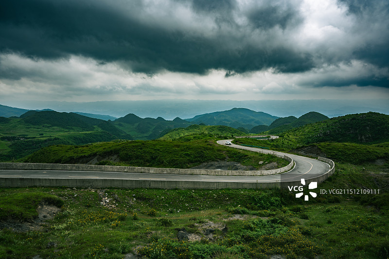 六盘水市钟山韭菜坪图片素材