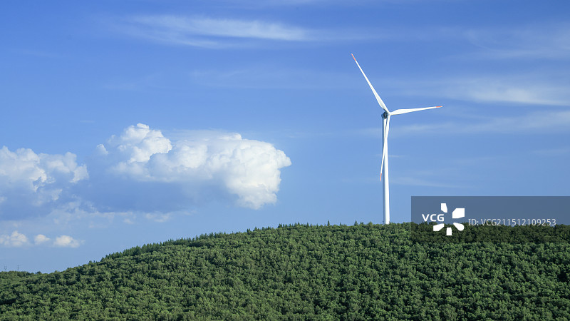 河北丰宁坝上草原神仙谷七彩森林图片素材