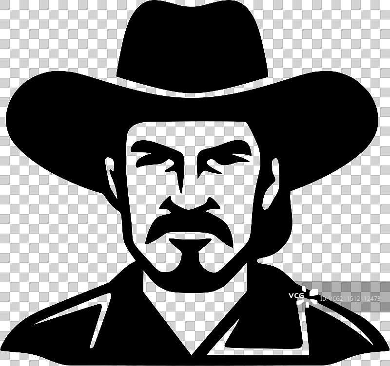 西方极简主义和简单的轮廓图片素材