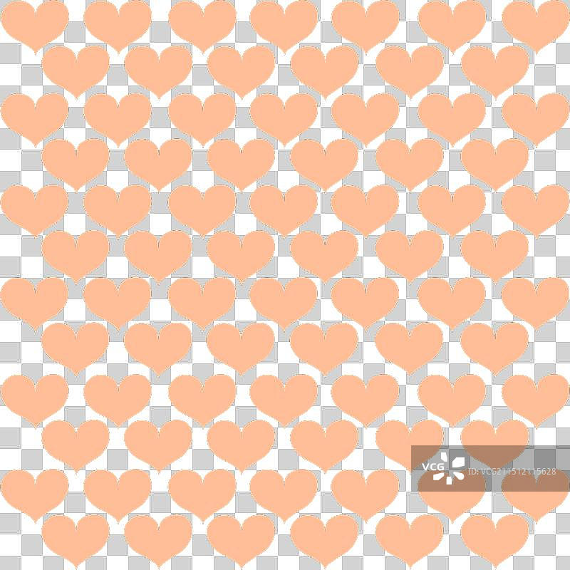 小桃色绒毛心形设计图片素材