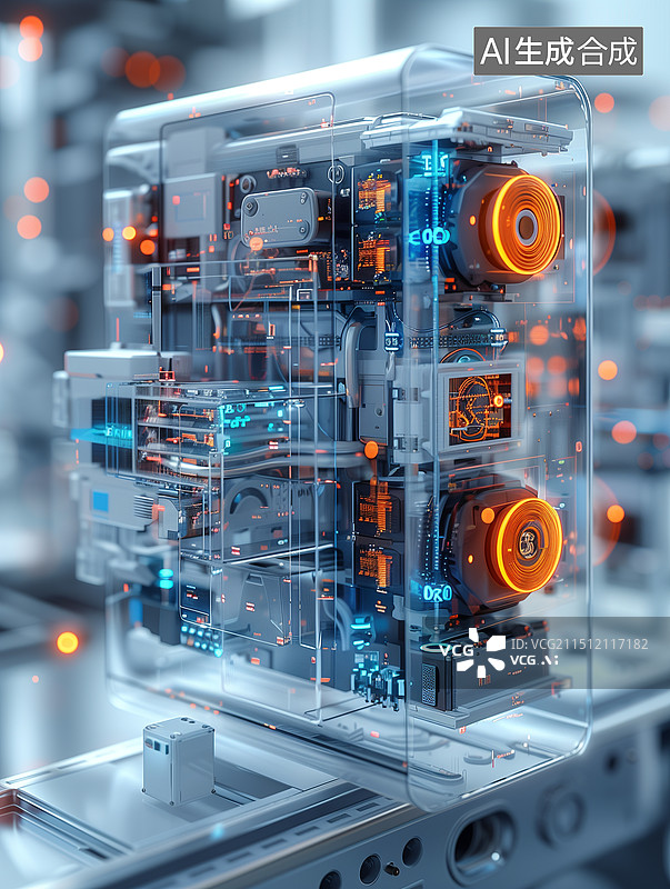 【AI数字艺术】计算机设备特写图片素材