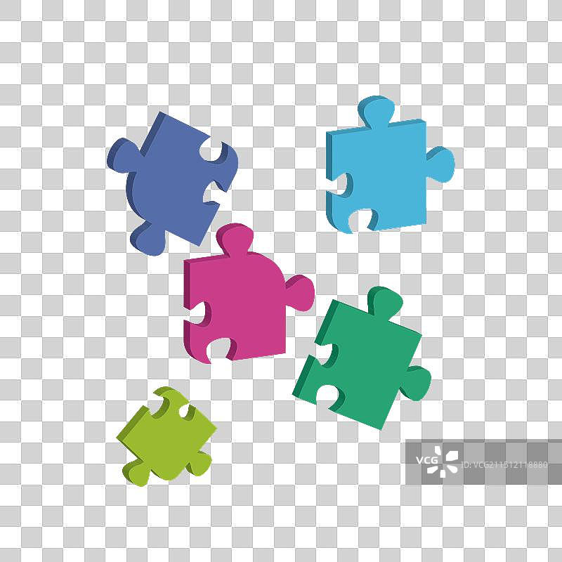 拼图Logo图片素材