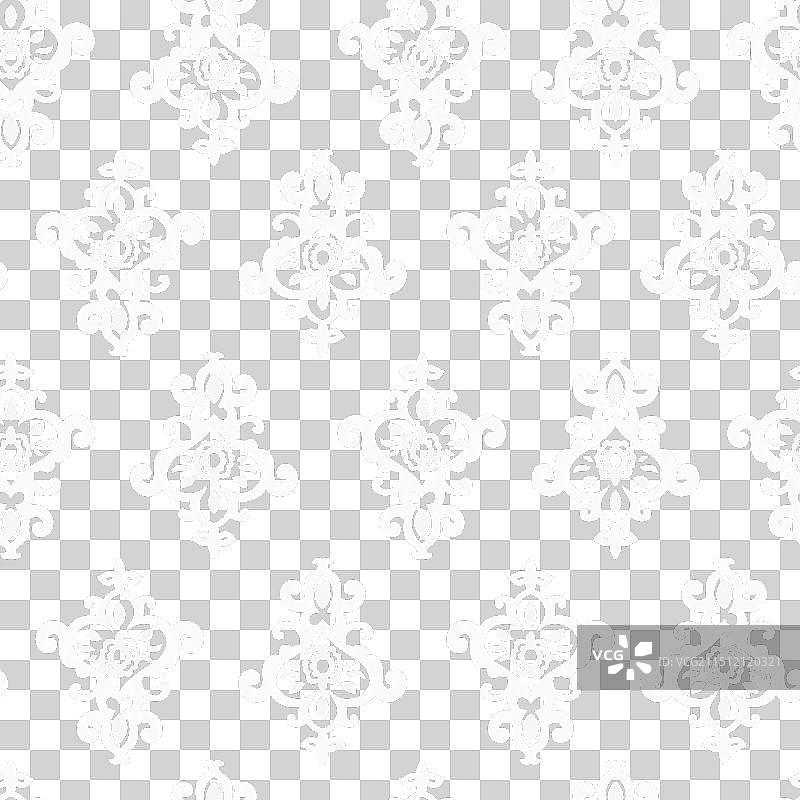 米色优雅花卉提花图案图片素材