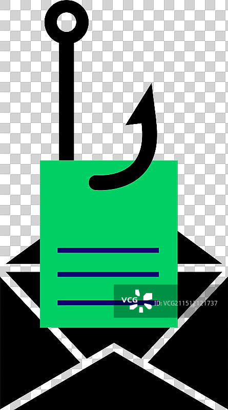 电子邮件网络钓鱼攻击电脑图标图片素材