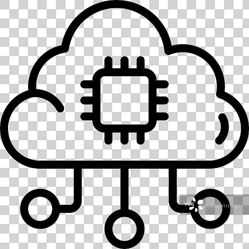 云芯片图标图片素材