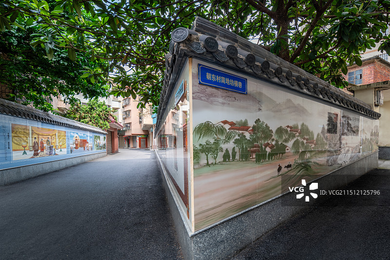 广东省佛山市禅城区黎冲村（状元村）景观图片素材