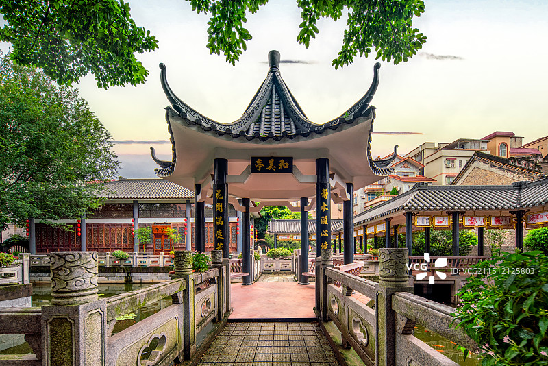 广东省佛山市禅城区黎冲村（状元村）景观图片素材