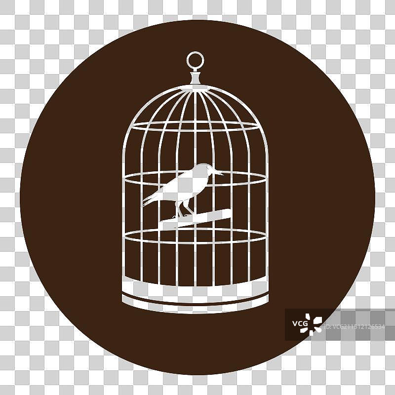 鸟笼图标设计图片素材