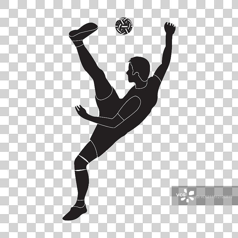 藤球运动员Logo设计图片素材