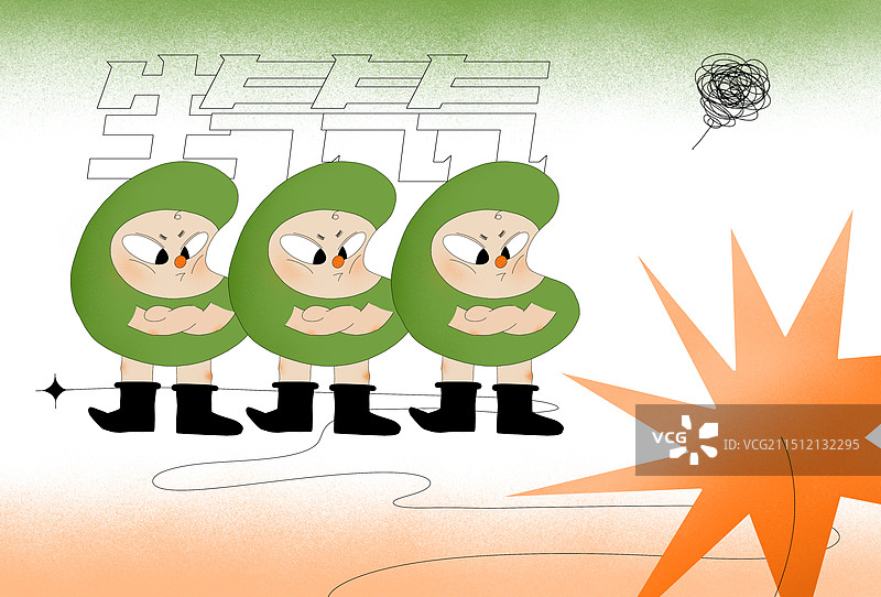 生气 卡通 桌面 爆炸 火药图片素材