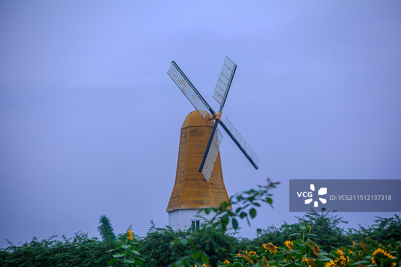 自贡五彩荷园景区图片素材