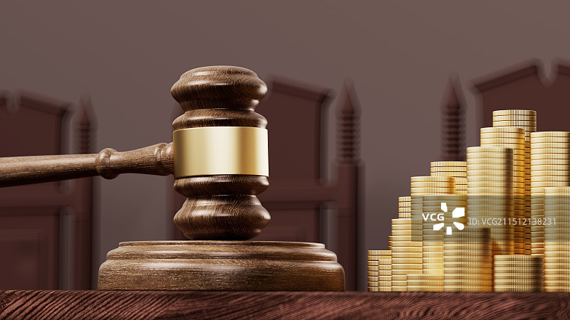 法院里使用的锤子图片素材