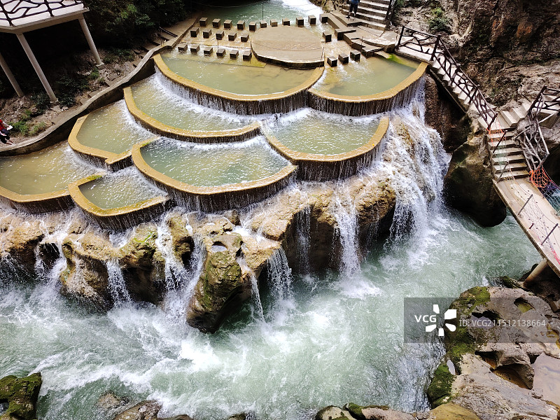 贵州铜仁：铜仁大峡谷黑龙潭图片素材