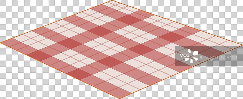 格纹图案桌布图片素材