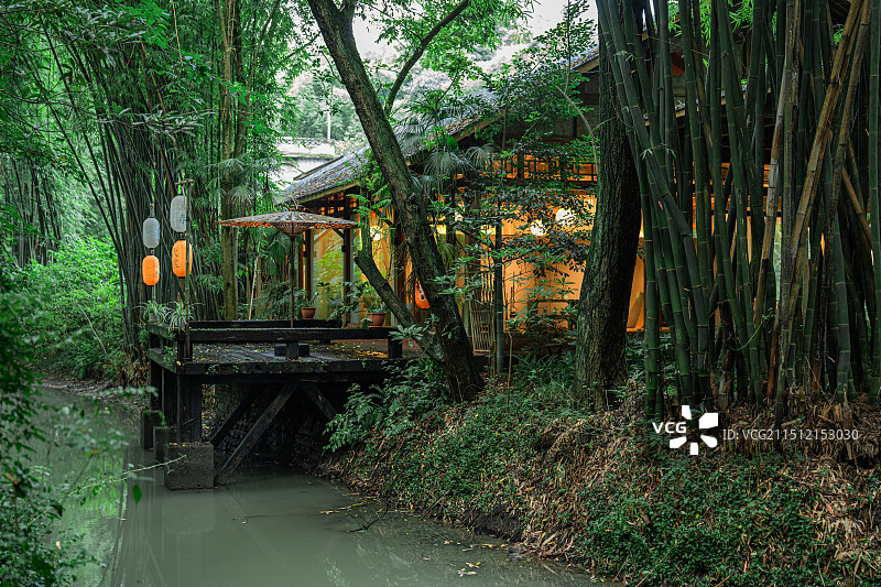 成都斑竹林图片素材