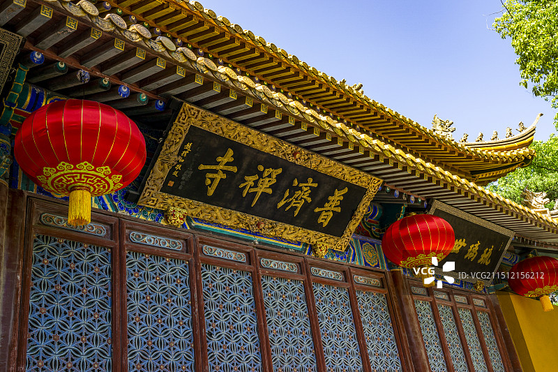 浙江普陀山风景名胜区普济禅寺图片素材