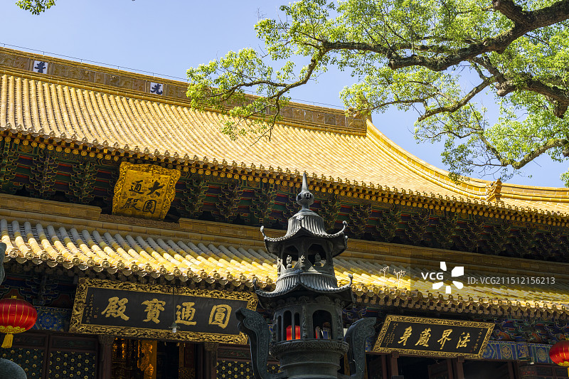 浙江普陀山风景名胜区普济禅寺图片素材